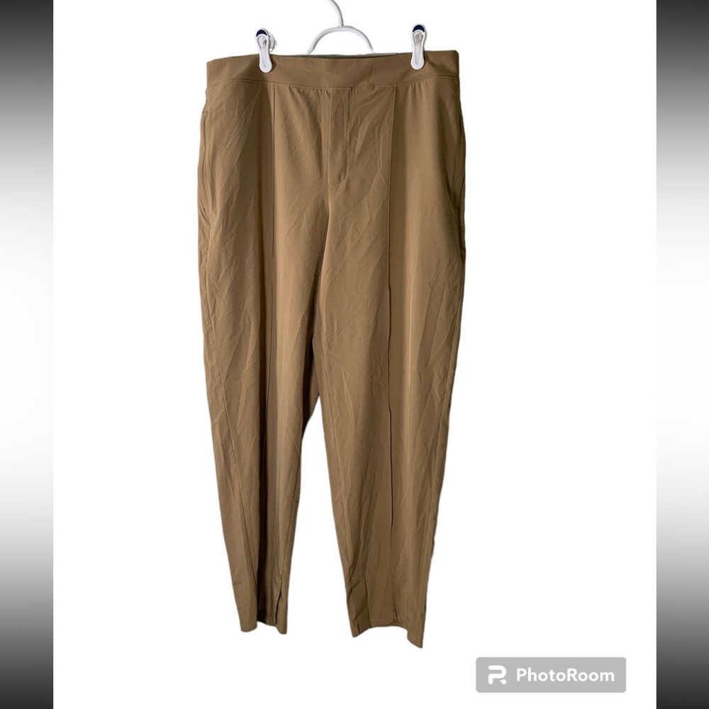 Athleta Brooklyn Mid Rise Ankle Pant - Tan, Size 14